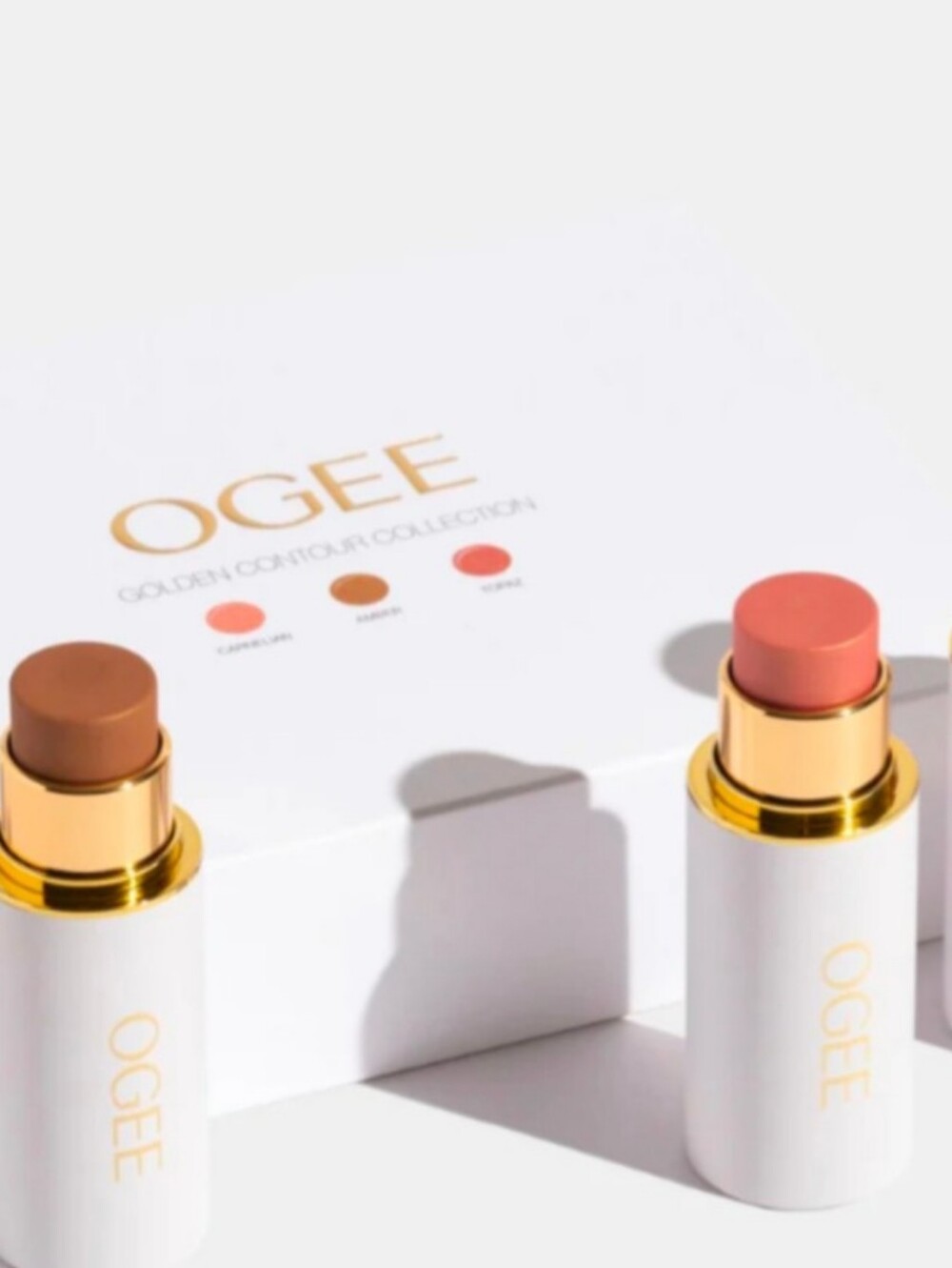 Ogee Contour Sculpting Makeup Kit in Golden 3 sticks $119 BNIB